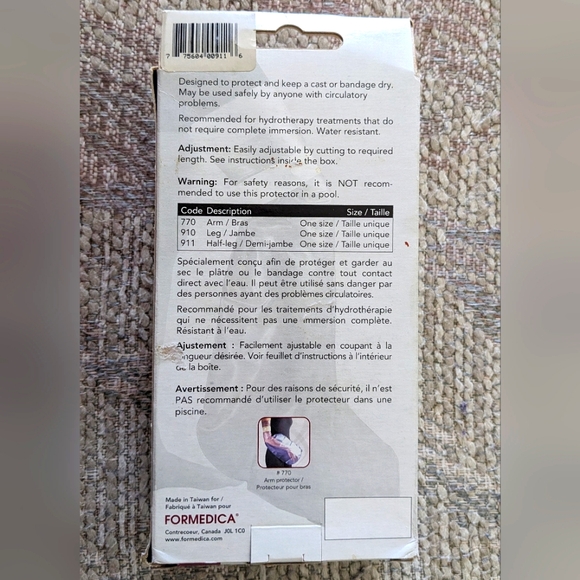 Waterproof Protector for Casts, Bandages, Therapy - Picture 2 of 2